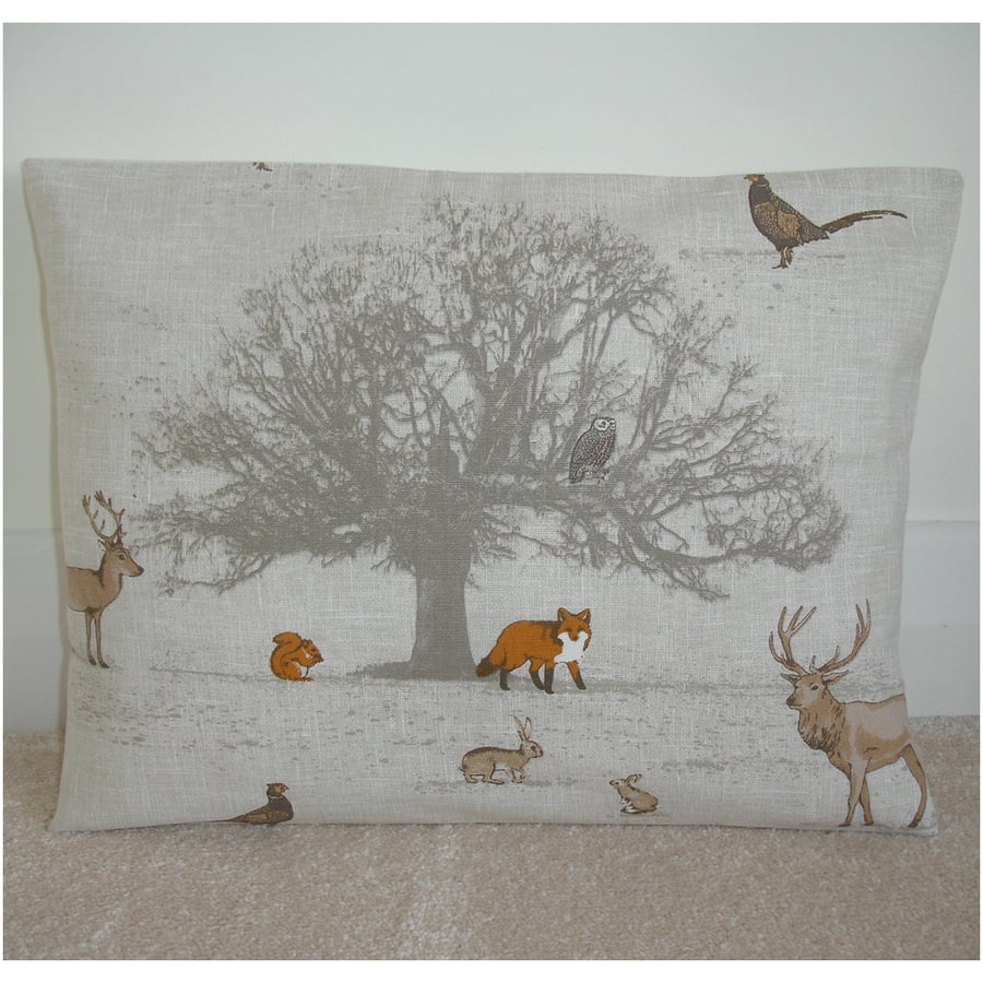 Cushion Cover Stag Fox Wildlife Owl Rabbit 16" x 12" Squirrel Pheasant