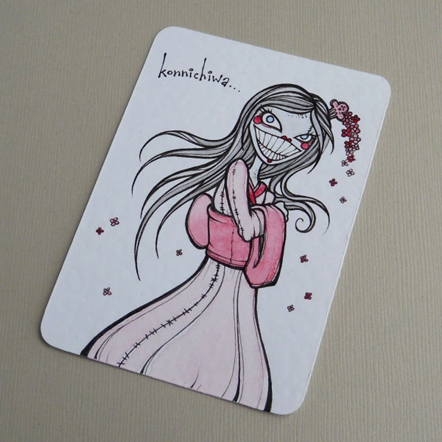 zombie geisha v2.0 - aceo