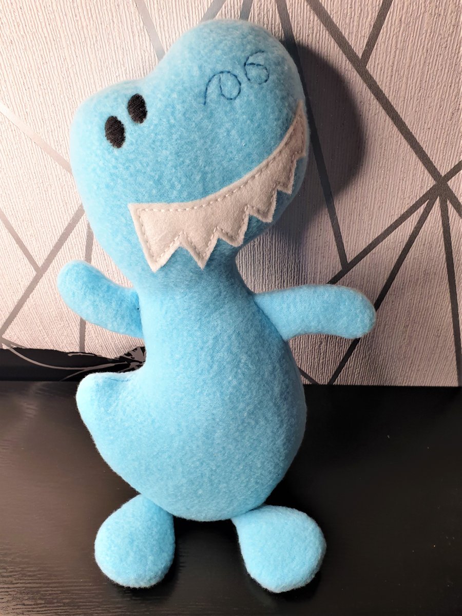 Cuddly Fleece Dinosaur, children's soft toy