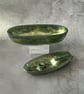 Resin Pen Holder - Green Desk Pen Rest - Office Accessory - Image 5