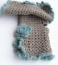 Victorian Style Crochet Mittens - Image 2