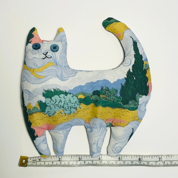 Cat Bookmark Book Buddy Weighted Page Saver Emotional Support Lavender 