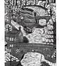View Over Apple Pie Lane Bridge by John Freeman, linocut print - Image 1