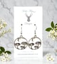 Charm Earrings - Toadstools Under the Moon  - Image 1