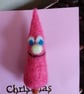 Handcrafted needle felt christmas tree brooch - Image 2