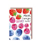Mum I Love You Berry Much Strawberry Raspberry Blueberry Mother's Day Card - Image 1