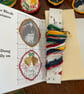 4 Christmas Carol Baubles counted cross stitch kit - Image 3