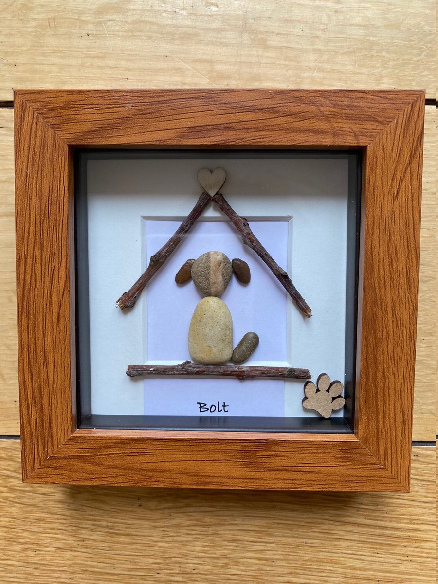 Pet Memorial Gift, Dog Memorial Gift, My Pet Frame, Personalised Dog Gift, House