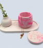 Pink Marble Effect Constellation Jewellery Box or Trinket Storage Pot  - Image 6