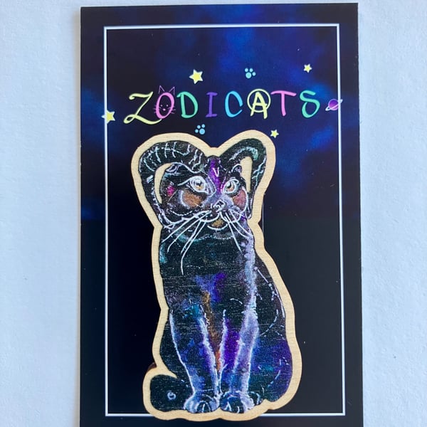 Zodicats - Zodiac Cat Refrigerator Magnets  Aries -Virgo