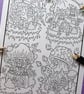 Mushroom Houses A4 Colouring Page Printable JPG by S Godwin Studio