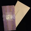 Lovely in lilac greeting card
