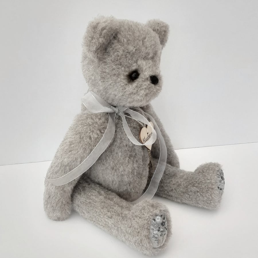 SOLD, reserved for Jo, alpaca artist bear, large collectable bear 