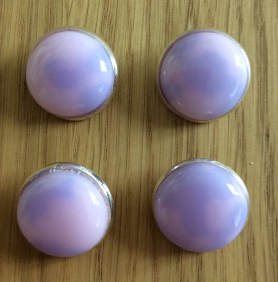 Marbled glass buttons (0348)