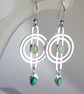Gwen Green gem earrings - Image 1