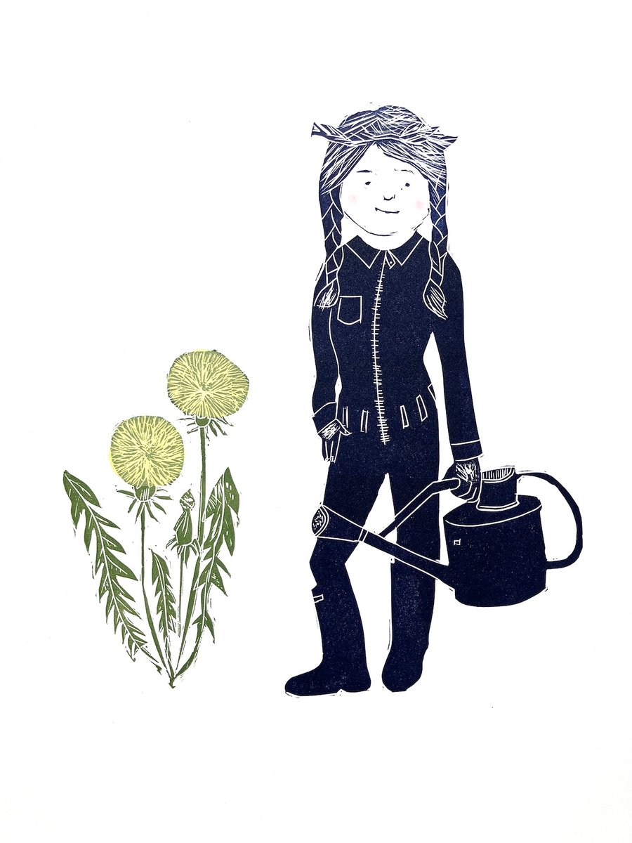 Girl With Dandelion