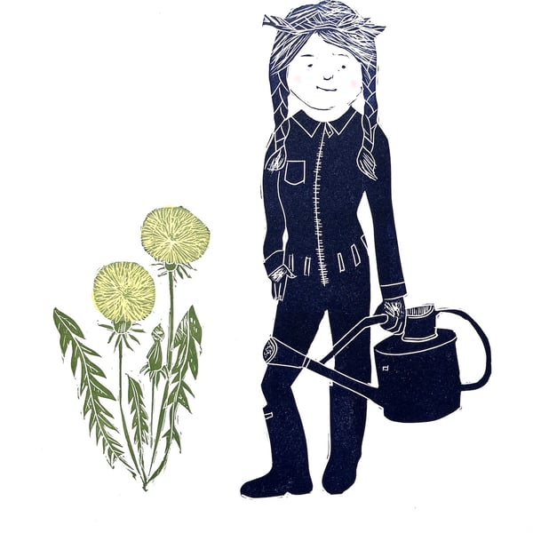 Girl With Dandelion