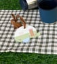 Picnic, Thermos - hand painted hanging decoration (individual)