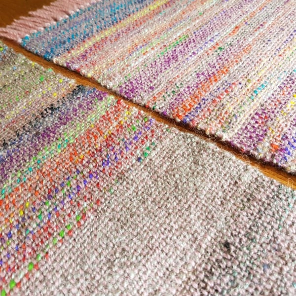 Hand Woven Placemats - Pink - Set of 2