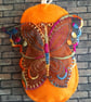 Orange Angel Lavender Bag - Heart Embellishment - Image 4
