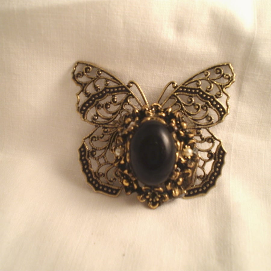 Victorian Beauty Butterfly Brooch 