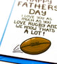 Rugby Fathers Day Card, Funny Father's Day Card For A Rugby Loving Dad, Grandad - Image 6