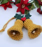Macrame Christmas Bells, hanging bell decoration - Image 4