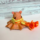 Spun Cotton Dumbo Octopus Art Doll with Scarf