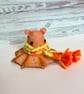 Spun Cotton Dumbo Octopus Art Doll with Scarf