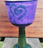 Traditional design stoneware and delightful Wine goblets - Image 8