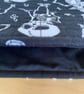 Dancing Skeletons Fabric Quilted Book Sleeve - Paperback Size - Image 5