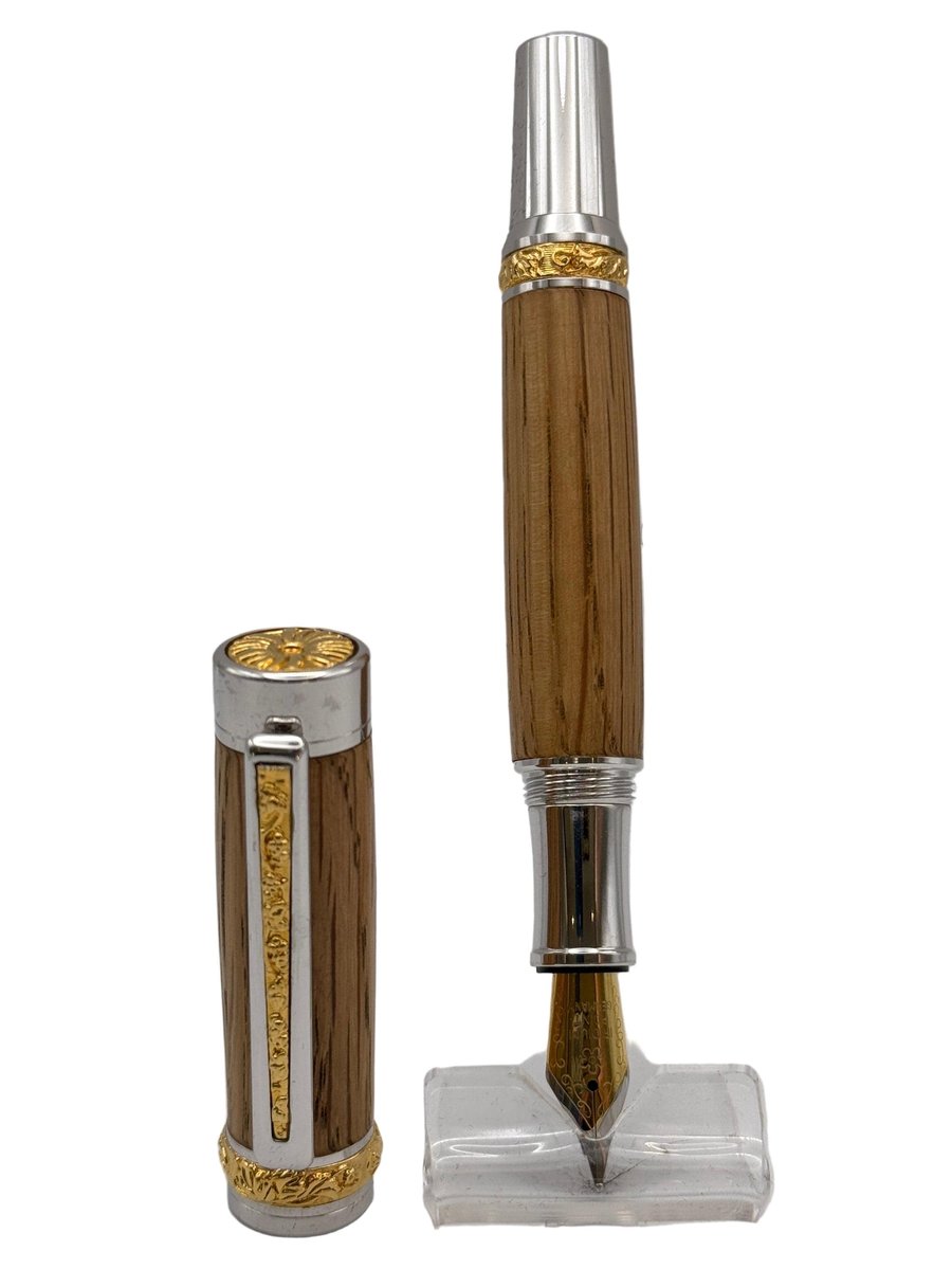 Bounty Fountain Pen - Jack Daniels Oak Barrel