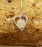 Moonstone heart necklace - Image 2