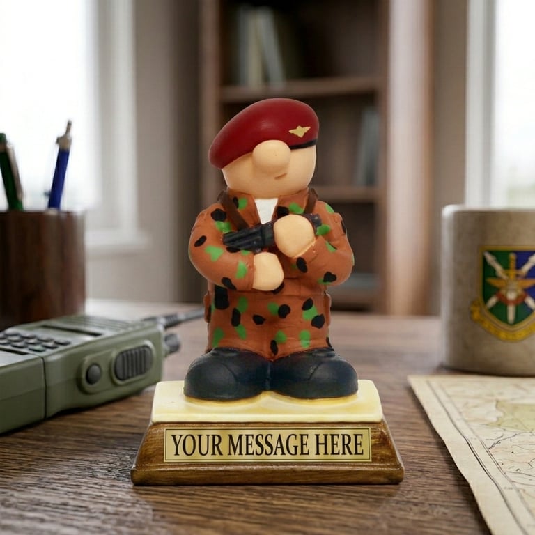Parachute Regiment Gift - Personalised Fathers Day Dad Son For Him Birthday Reti