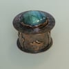 Little Copper Hare Box with Labradorite Stone