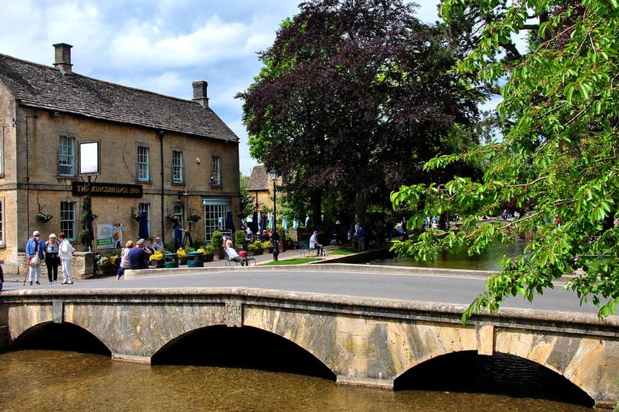 Kingsbridge Inn Bourton On The Water Cotswolds Photograph Print