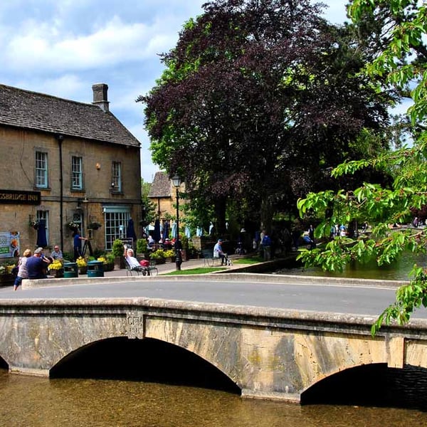 Kingsbridge Inn Bourton On The Water Cotswolds Photograph Print