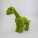 Crochet Brachiosaurus Plush: Green Dinosaur Stuffed Toy