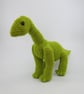 Crochet Brachiosaurus Plush: Green Dinosaur Stuffed Toy
