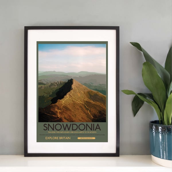Snowdonia, Wales UK Travel Print from Silver and Paper Prints W002