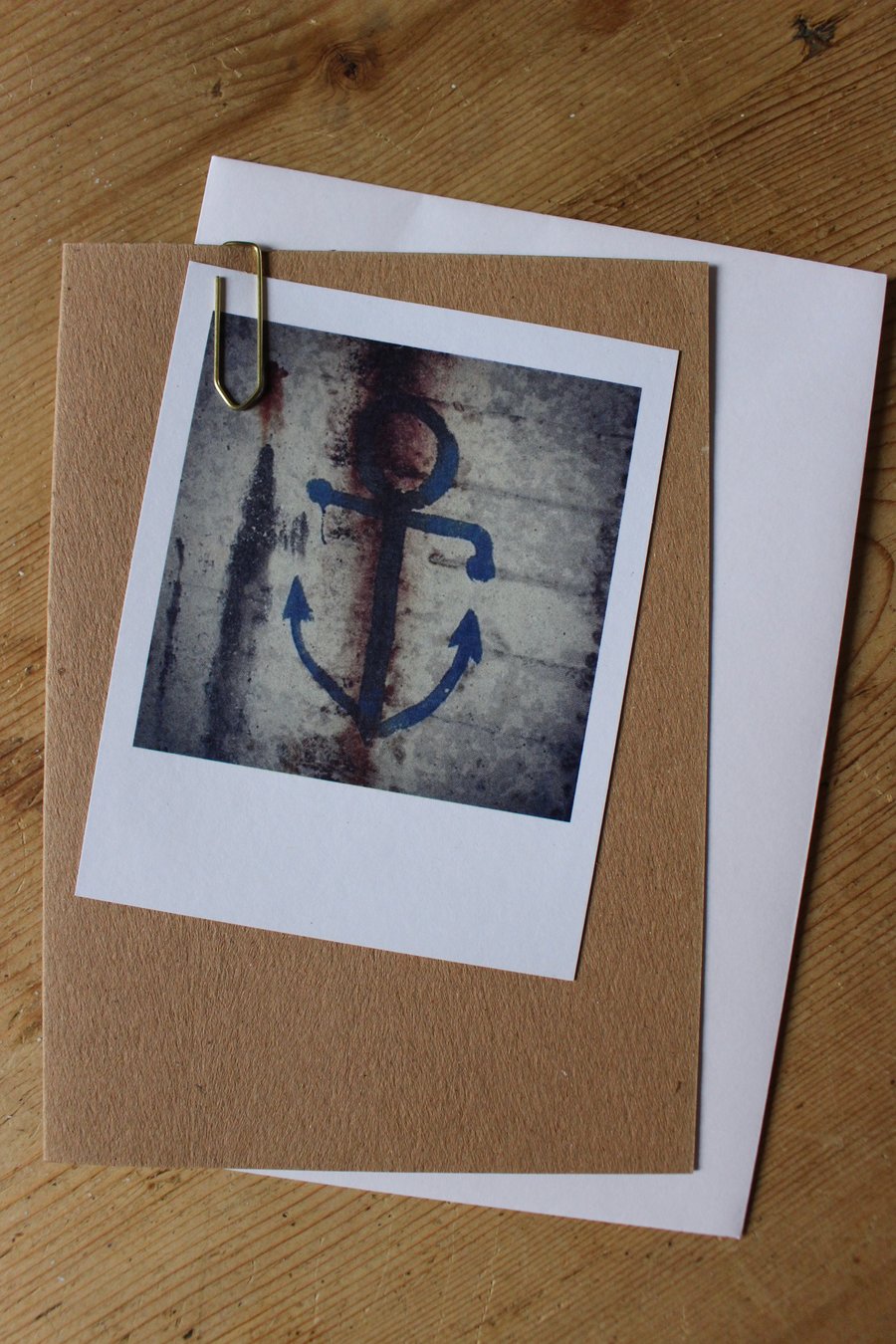 “Polaroid” style photo card: Letters and Numbers