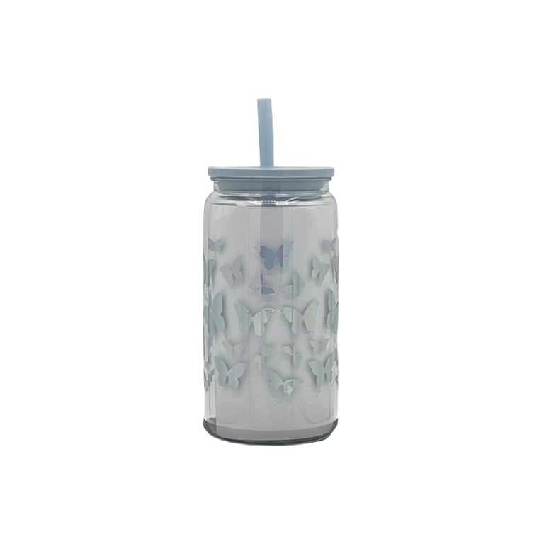 Metallic Butterfly Tumbler