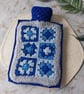 Summer Seconds Crochet Hot Water Bottle Cover Granny Square 