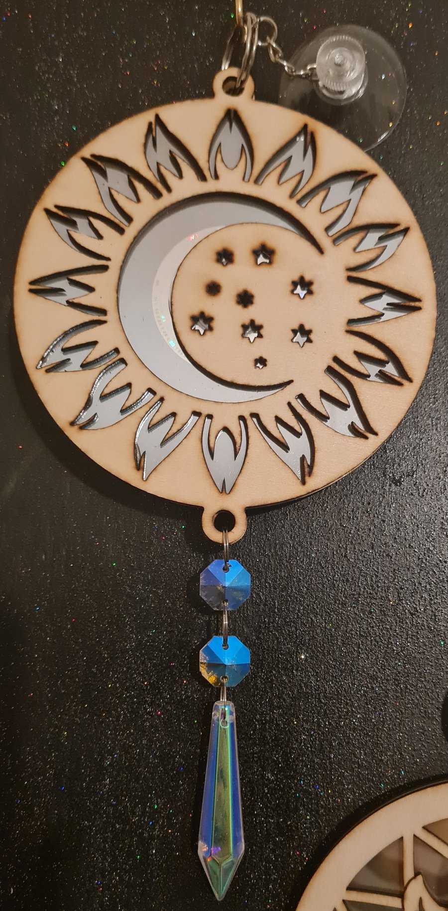 Sun, Moon & Stars Suncatcher (no.1) 