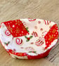 Small Festive Patchwork Basket - Image 4