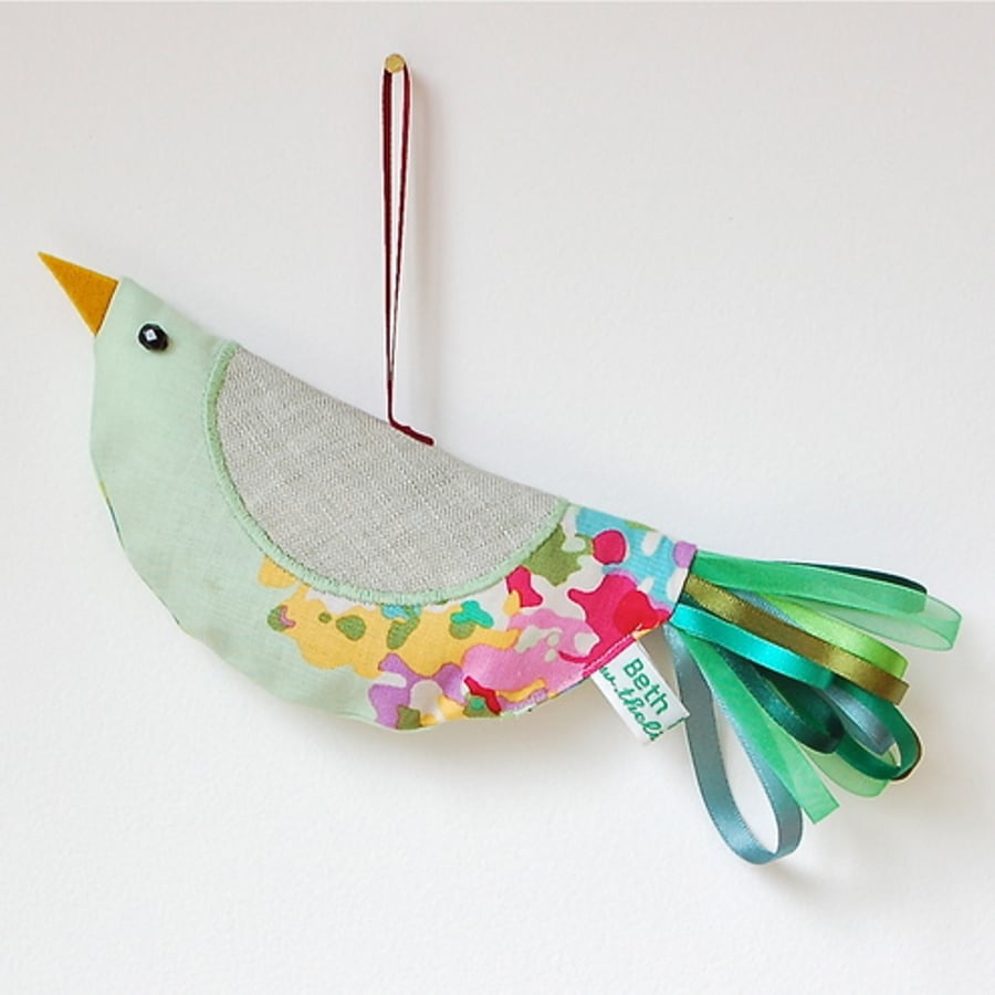 Mint Green Lavender Bird