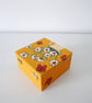 Yellow Gold Jewellery Box, Daisy Paintings, Free Shipping UK, Craftmas - Image 6