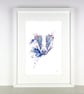Badger watercolour print, painting, illustration, woodland, British wildlife - Image 4