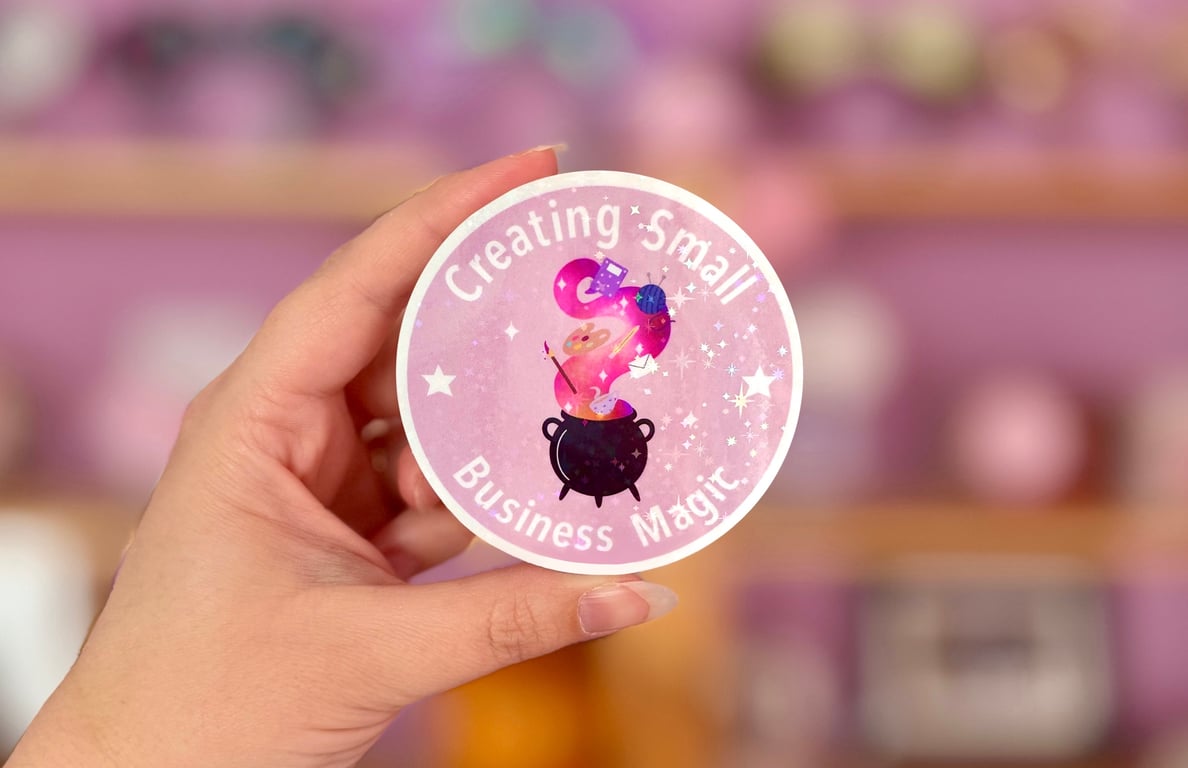 Small Business Owner Die Cut Sticker