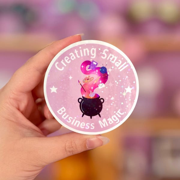 Small Business Owner Die Cut Sticker